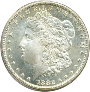 image for: 1882-CC $1 PCGS MS65 PL