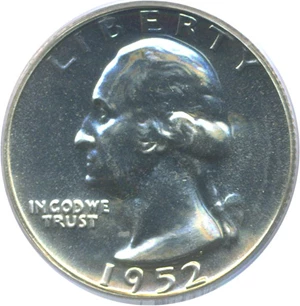 image for: 1952 25c PCGS Proof 66