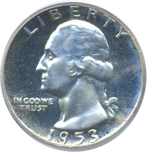 image for: 1953 25c PCGS Proof 67