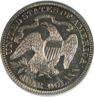 image for: 1887 25c PCGS Proof 64