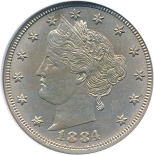 image for: 1884 5c NGC MS62