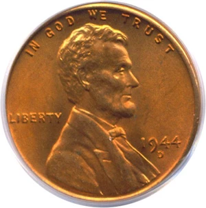 image for: 1944-D 1c PCGS MS66 RD