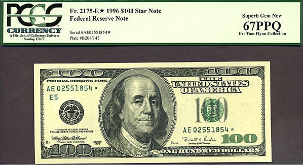 1996 $100 Richmond (Fr. 2175E)