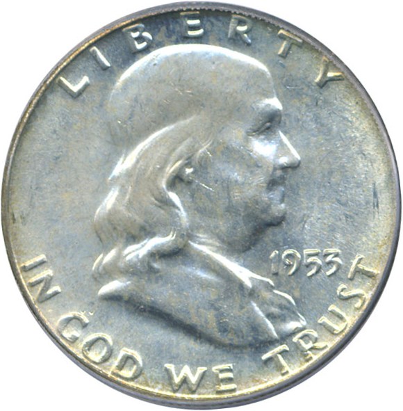 image for: 1953 50c  PCGS MS63 FBL ex: Omaha Bank Hoard