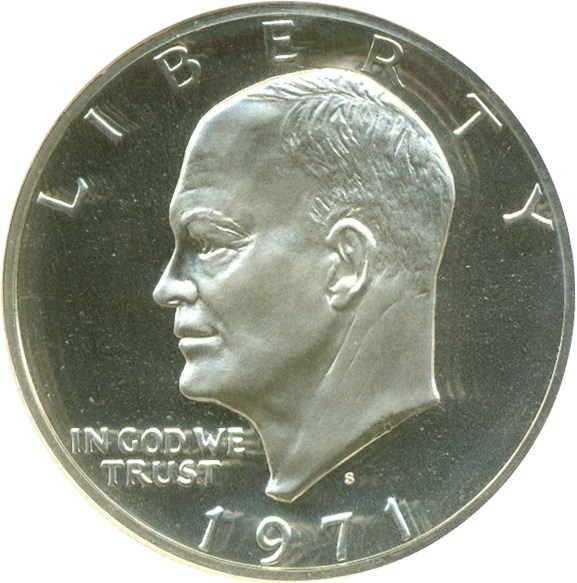 image for: 1971-S $1 Silver NGC Proof 69 UCameo