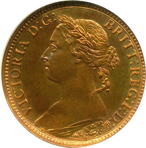 image for: Great Britain: 1881 Far  NGC Proof 65 RB