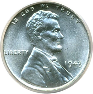 image for: 1943 1c PCGS MS66