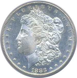 image for: 1883-CC $1 PCGS MS65 PL