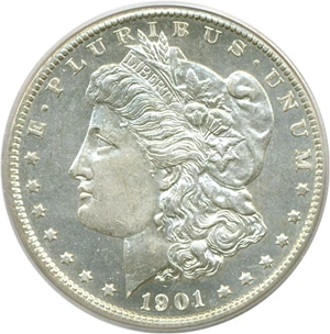 image for: 1901-O $1 PCGS MS65 PL