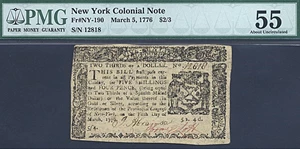 image for: New York: 1776 $2/3 5-Mar AU55