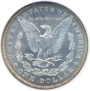 image for: 1878 7/8TF $1 Weak VAM 33 Dbl Legs 7/4 TF NGC MS64