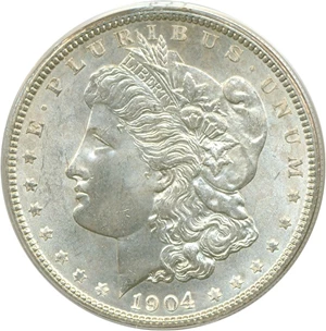 image for: 1904 $1 PCGS MS64