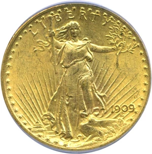 image for: 1909 $20 PCGS MS63
