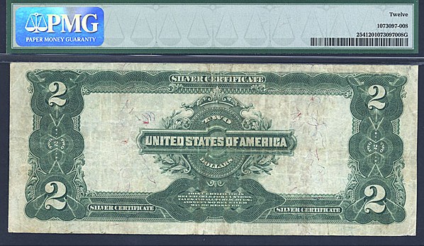 image for: Fr.254 1899 $2 Mechanics & Agriculture PMG F12  [H792779]