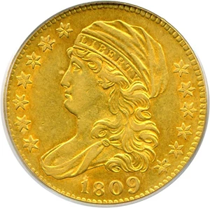 image for: 1809/8 $5 PCGS XF45