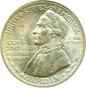 image for: 1928 50c Hawaiian NGC MS64