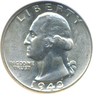 image for: 1943-S 25c NGC MS66