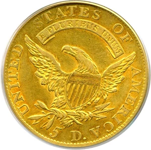 image for: 1809/8 $5 PCGS XF45