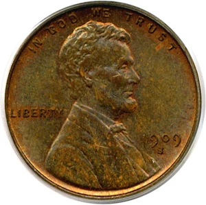 image for: 1909-S VDB 1c PCGS MS64 BN