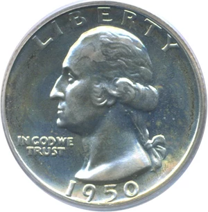 image for: 1950 25c PCGS Proof 66