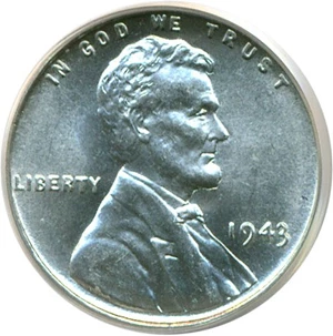 image for: 1943 1c PCGS MS66