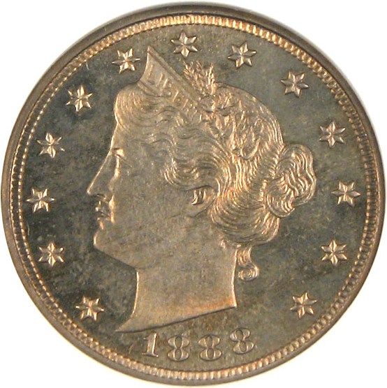 image for: 1888 5c  NGC Proof 65