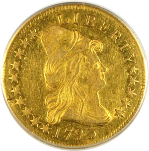 image for: 1795 $10 PCGS VF35