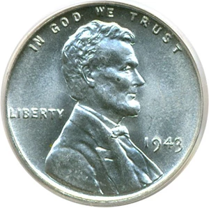 image for: 1943 1c PCGS MS66
