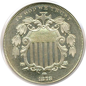 image for: 1878 5c PCGS Proof 64