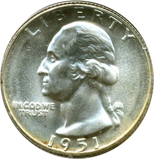 image for: 1951 25c PCGS Proof 65