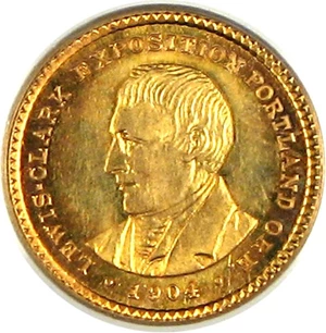image for: 1904 G$1 Lewis & Clark PCGS MS64