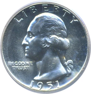 image for: 1951 25c PCGS Proof 65