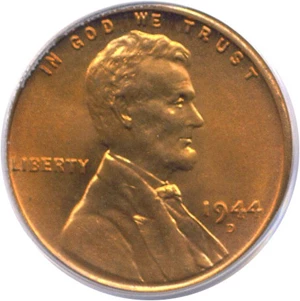 image for: 1944-D 1c PCGS MS66 RD