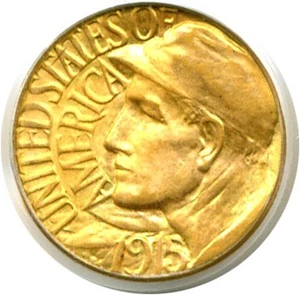 image for: 1915-S G$1 Panama-Pacific PCGS MS64