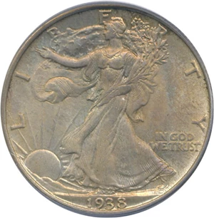 image for: 1938 50c PCGS MS64