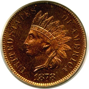 image for: 1878 1c PCGS MS65 RB