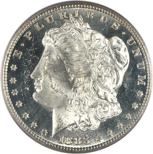 image for: 1883-CC $1 PCGS MS64 DMPL