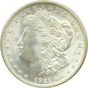 image for: 1921-S $1 PCGS MS64