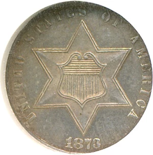 image for: 1873 3cS NGC Proof 62 * Proof only *