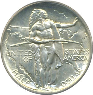 image for: 1936 50c Oregon PCGS MS62