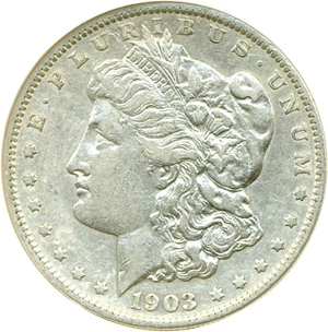image for: 1903-S $1 DGS XF40 (Cleaned)