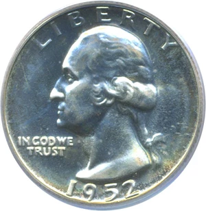 image for: 1952 25c PCGS Proof 67