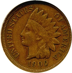 image for: 1909-S 1c DGS VF30 Indian