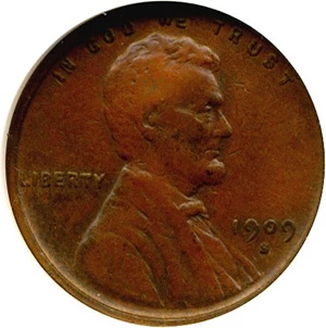 image for: 1909-S VDB 1c ANACS VF20 Details (Cleaned)