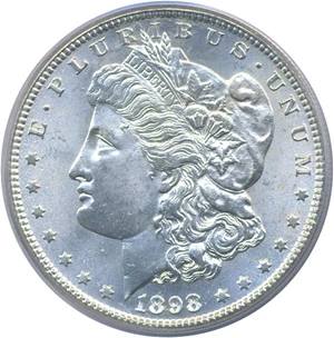 image for: 1898-S $1 PCGS MS65