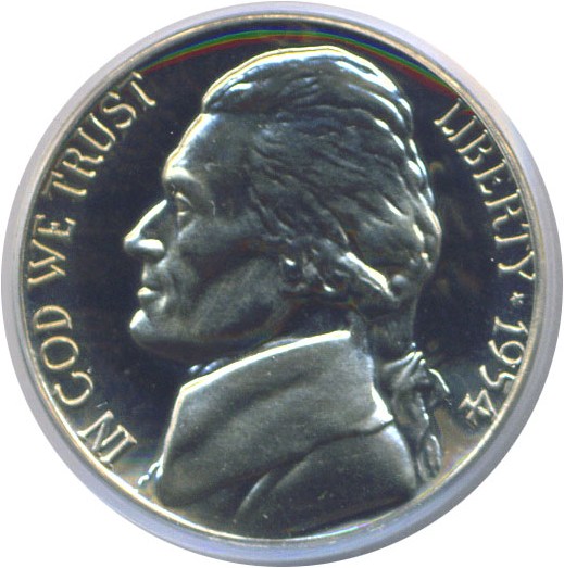 image for: 1954 5c  PCGS Proof 68 