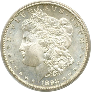 image for: 1898-S $1 PCGS MS65