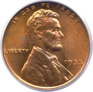 image for: 1935 1c PCGS MS66 RD