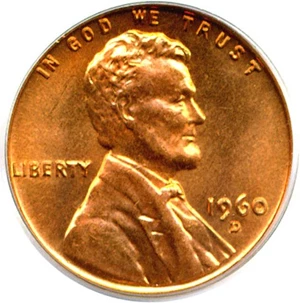 image for: 1960-D 1c Sm. Date PCGS MS66 RD