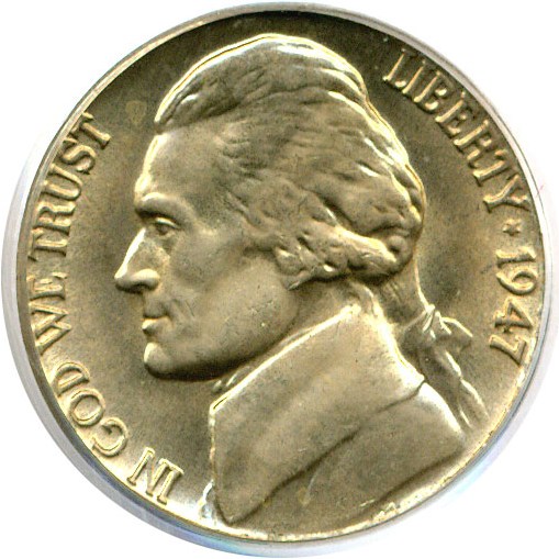 image for: 1947 5c  PCGS MS64 FS ex: Omaha Bank Hoard